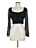Kirious Black Long Sleeve Top Size M - photo 1