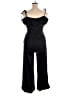 Danielle Bernstein Solid Black Jumpsuit Size 16 - photo 2