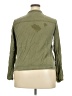 Merona Solid Green Jacket Size XXL - photo 2
