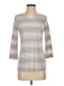 Chalet Stripes Gray 3/4 Sleeve T-Shirt Size S - photo 1