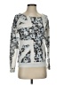 rue21 Print Silver Pullover Sweater Size S - photo 1