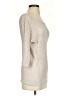 Express Metallic Ivory Pullover Sweater Size S - photo 4
