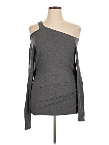Three Dots Long Sleeve Top (view 1)