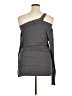 Three Dots Gray Long Sleeve Top Size XL - photo 2