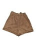 Blāshe Solid Brown Khaki Shorts Size S - photo 2