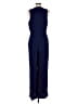 Banana Republic 100% Polyester Solid Blue Jumpsuit Size 10 - photo 2