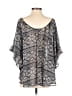 Aggie 100% Polyester Black 3/4 Sleeve Blouse Size S - photo 2