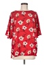 Bobeau Red 3/4 Sleeve Blouse Size M - photo 1