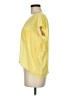 Bar III 100% Polyester Yellow Short Sleeve Top Size M - photo 5