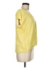Bar III 100% Polyester Yellow Short Sleeve Top Size M - photo 4