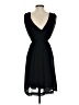 HD in Paris 100% Polyester Solid Black Cocktail Dress Size 4 - photo 2