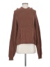 Assorted Brands 100% Cotton Solid Brown Turtleneck Sweater Size S - photo 1