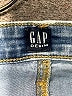 Gap Hearts Blue Jeans Size 33 waist - photo 7