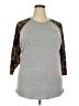 Lularoe Paisley Gray 3/4 Sleeve T-Shirt Size 3X - photo 1