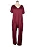 Unbranded Solid Burgundy Jumpsuit Size XL - photo 1