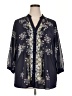 Charter Club Blue 3/4 Sleeve Blouse Size 2X - photo 1