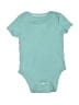 Cloud Island 100% Cotton Solid Teal Short Sleeve Onesie Size 0-3 mo - photo 1