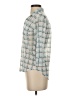 Aeropostale 100% Polyester Plaid Teal 3/4 Sleeve Blouse Size XS - photo 5