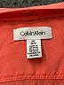 Calvin Klein Orange Sleeveless Button-Down Shirt Size M - photo 7