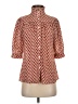 Assorted Brands 100% Polyester Polka Dots Red 3/4 Sleeve Blouse Size XS - photo 1