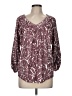 Rain Burgundy 3/4 Sleeve Blouse Size M - photo 1