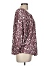 Rain Burgundy 3/4 Sleeve Blouse Size M - photo 4