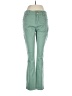 IMAN Color Block Green Jeans Size 6 - photo 1