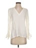 Massimo Dutti Ivory Long Sleeve Blouse Size S - photo 1