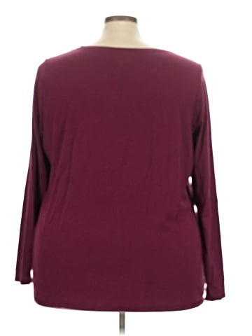 Lane Bryant Outlet 3/4 Sleeve T-Shirt (view 2)