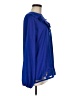 Halogen 100% Polyester Blue Long Sleeve Blouse Size M - photo 4