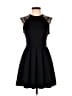 ASOS Solid Black Cocktail Dress Size 4 - photo 1
