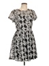 Assorted Brands Graphic Gray Cocktail Dress Size L - photo 1