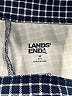 Lands' End Checkered-gingham Blue Dress Pants Size M - photo 7