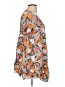 Unbranded Tropical Orange Casual Dress Size L (estimated) - photo 4