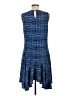CeCe Tweed Blue Cocktail Dress Size L - photo 2