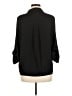 Stradivarius 100% Polyester Black 3/4 Sleeve Blouse Size M - photo 2