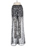 BCBGeneration 100% Polyester Animal Print Silver Casual Pants Size M - photo 2