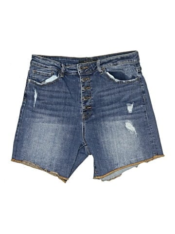 Risen Denim Shorts (view 1)