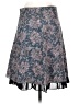 Modbe 100% Cotton Floral Gray Blue Casual Skirt Size S - photo 2