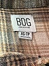 BDG 100% Cotton Plaid Gray Brown Long Sleeve Blouse Size XS - photo 7