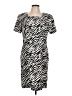 Sag Harbor 100% Polyester Animal Print Gray Casual Dress Size 12 - photo 1