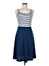 Assorted Brands Stripes Blue Casual Dress Size M - photo 1