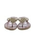 Diane von Furstenberg Gold Tan Flip Flops Size 8 - photo 2