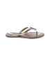 Diane von Furstenberg Gold Tan Flip Flops Size 8 - photo 1