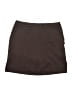 Coral Bay Solid Brown Casual Skirt Size 12 - photo 1