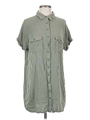Mittoshop Short Sleeve Button-Down Shirt (view 1)