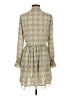 Hi-Line Argyle Tan Casual Dress Size S - photo 2