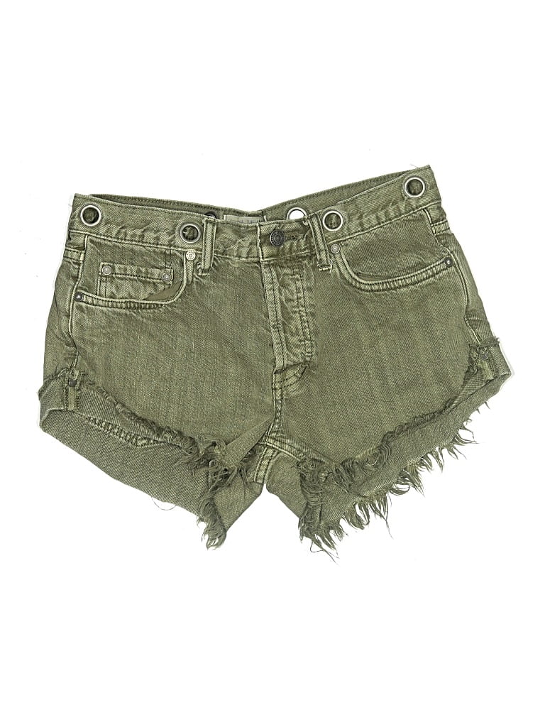 Pre-owned We The Free Denim Shorts In Green
