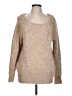 Soho JEANS NEW YORK & COMPANY Metallic Tan Pullover Sweater Size L - photo 1