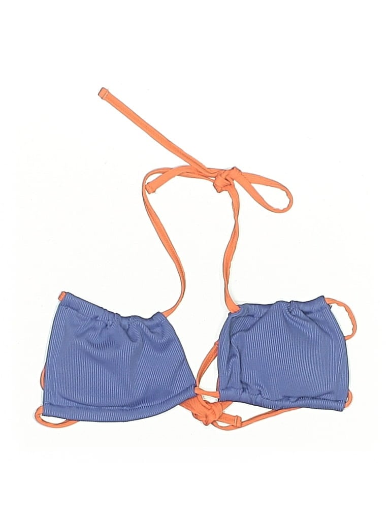 Pre-owned Unbranded Swimsuit Top Blue Swimwear